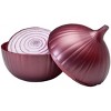 Hutzler Classic Food Savers, Set of 4, Includes Yellow and Red Onion, Tomato and Garlic Storage Containers - 4 of 4