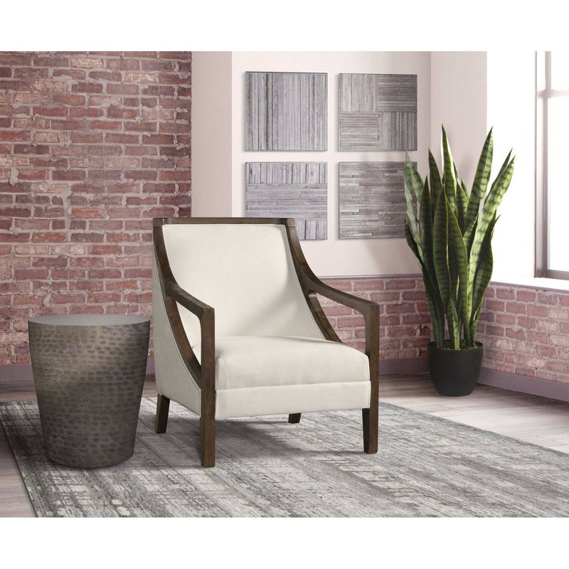 Dayna Accent Chair with Brown Frame - Picket House Furnishings, 5 of 10