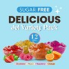 Simply Desserts Sugar-Free Jel Variety 12-Pack (Raspberry, Peach, Orange,Strawberry)-Vegan Dessert, Keto Snacks, Diabetic Friendly & Kosher, 1.7 Oz Ea - 3 of 4