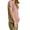 Women's Leopard Trim Waffle Knit Top - umgee - 4 of 4