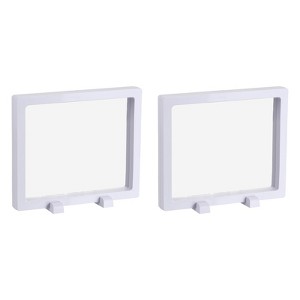 Unique Bargains Square TPU Film 3D Display Jewelry Box 2 Pcs - 1 of 4