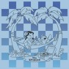 Boy's Lilo & Stitch Blue Checkered Palm Trees T-Shirt - 2 of 4