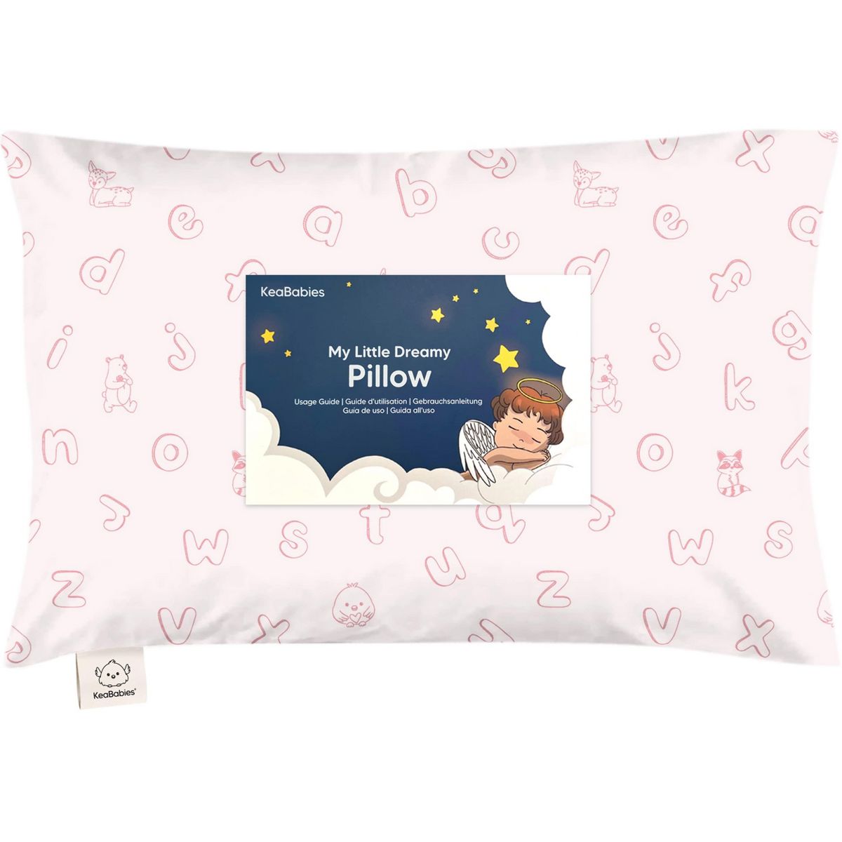 KeaBabies Toddler Pillow with Pillowcase, 13X18 Soft Organic Cotton Toddler Pillows for Sleeping, Kids Travel Pillow Age 2-5 - thumbnail 10