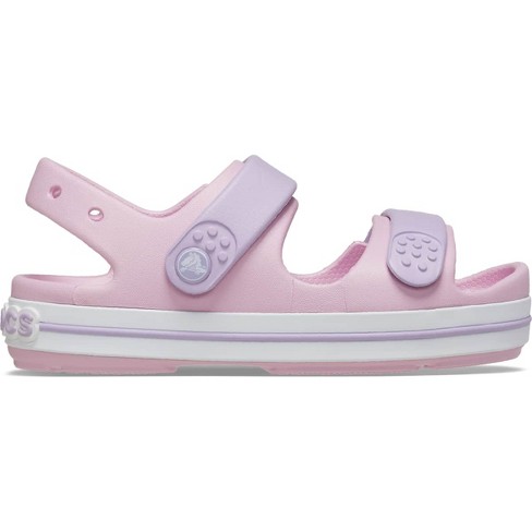 Crocs Kids Crocband Cruiser Adjustable Sandals J4 Ballerina lavender Target