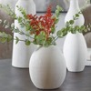 Uttermost Forma Outdoor Vases Striking White Ceramic Distinct Silhouette, Set of 3 - 3 of 4