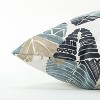 22"x22" Oversize Poly-Filled Leaf Pattern Botanical Indoor/Outdoor Square Throw Pillow - Rizzy Home - 4 of 4