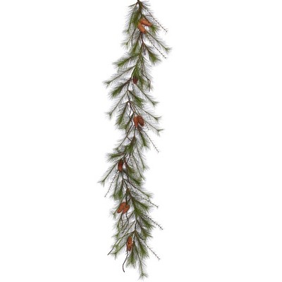 Vickerman 6' Big Fork Pine Artificial Christmas Garland, Unlit