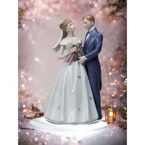 Kevins Gift Shoppe Ceramic Classic Bride and Groom Figurine - image 1 of 3