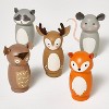 Toy Woodland Peg Pals Animal Figurine Set 6pk - Hearth & Hand™ with Magnolia - 3 of 3