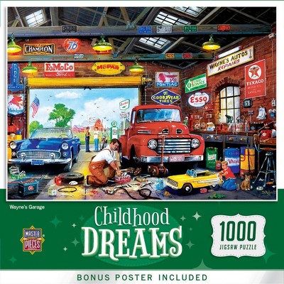 MasterPieces Childhood Dreams Puzzles Collection - Wayne's Garage 1000 Piece Jigsaw Puzzle