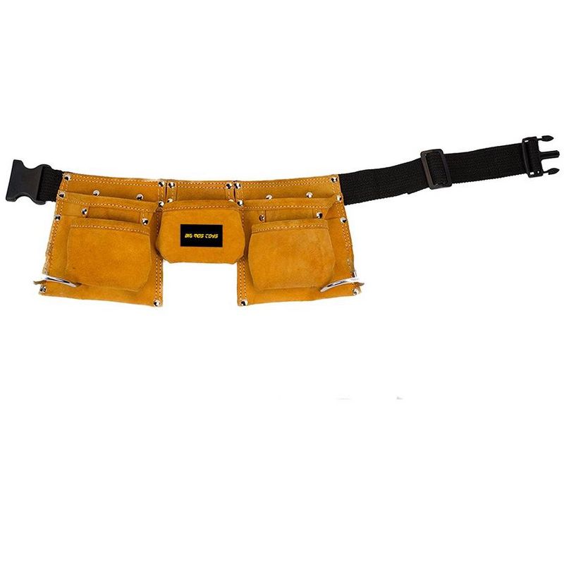 Big Mo's Toys Pretend Suede Tool Belt with Adjustable Strap, 5 of 10
