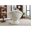 Papasan Chair w/Cushion and Frame,Oversized Comfy Chenille Upholstered Round Swivel Accent Chair for Living Room Bedroom - 3 of 4
