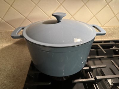 Kitchenaid 6qt Enameled Cast Iron Induction Dutch Oven Blue Velvet : Target