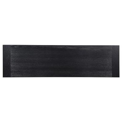 Newport Black Trestle Industrial Dining Bench