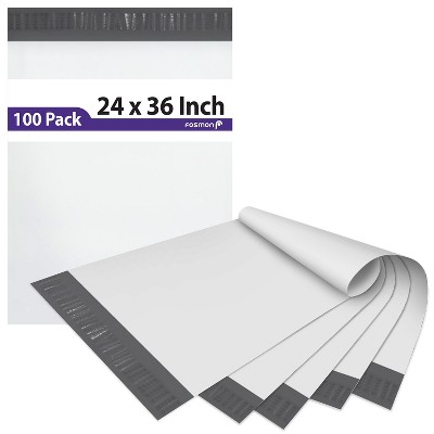 50 Pack 12.75 X 15 White Rigid Stay Flat Cardboard Envelope Mailers – Self-Seal – Supplyhut