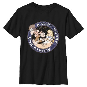 Boy's Alice in Wonderland A Very Merry Unbirthday T-Shirt - 1 of 4