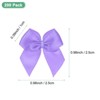 Unique Bargains Polyester Checkered Mini Satin Craft Ribbon Bow 1x1 Inch 200 Pcs - 3 of 4
