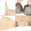 Agnes Orinda Women's Plus Push-Up Underwire Comfort Undergarment Set - 3 of 4
