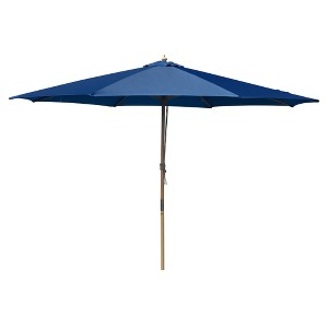 Yescom 13FT Large Outdoor Patio Umbrella UV30+ Wood 8 Rib Pole for Table Beach Yard Garden Wedding Deck Cafe Pool yellow - 1 of 4