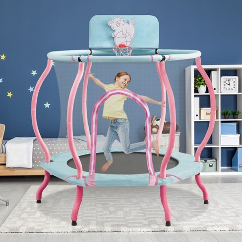 Baby Pink Mini Basketball Hoop