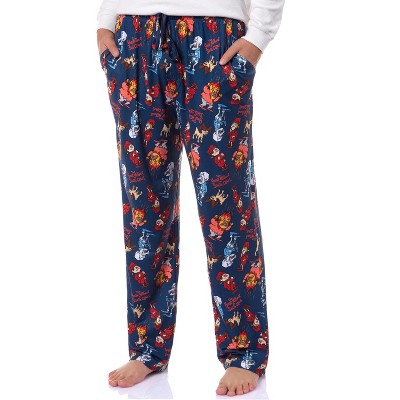 The Year Without a Santa Claus Men's Snow Heat Miser Tossed Print Pajama Pants