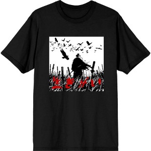 Ikigai Ronin Samurai Adult Crew Neck Short Sleeve Tee - 1 of 2