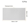 Unique Bargains Stainless Steel DIY Laser Printing Office Engraving Blank Card 12 Pcs - 2 of 4