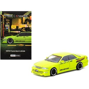 Toyota Vertex Mark II JZX100 RHD "Tokyo Auto Salon 2025 Special Edition" Light Green 1/64 Diecast Model Car by Tarmac Works - 1 of 4