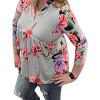 Women's Floral Babydoll Gabby Tunic Top - honeyme - 2 of 2
