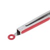 Unique Bargains Serving Tongs Lace Edge Food Tong 9-Inch Dishwasher Safe Stainless Steel Silicone 1Pcs - 3 of 3