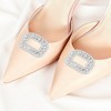 Unique Bargains Square with Detachable Clip Shoe Accessories 2 Pcs - 2 of 4