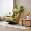 Vynxaria Bean Bag Seats: Adjustable Green Lounge Chair with 360-Degree Rotation - 4 of 4