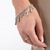 Lucy Quartermaine Multi Drop Bracelet - Stylish Sterling Silver Design - 2 of 4