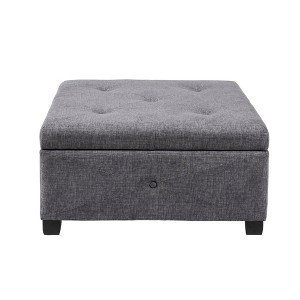 Isaac Storage Ottoman - 1 of 4