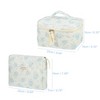 Unique Bargains Women's Quilted Makeup Bag Large Capacity Cosmetic Bag White 2 Pcs - image 4 of 4