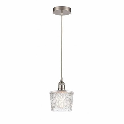 Niagra - 1 Light Cord Hung Mini Pendant In Industrial Style-9.25 Inches Tall and 6.5 Inches Wide