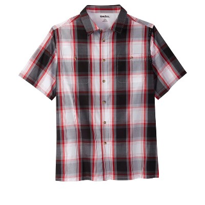 KingSize Short Sleeve Printed Sport Shirt