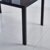 Modern Rectangle Dining Table, with Metal Legs Brace, Office Table, Coffee Table, for Living Room, Kitchen - 4 of 4