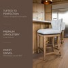 Maven Lane Hugo with Ash Grey Fabric Upholstery Seat - 2 of 4