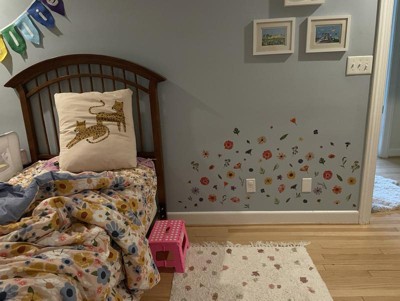 Watercolor Wildflowers Kids' Wall Decor - Decalcomania : Target