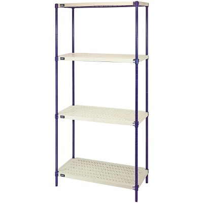 Quantum Storage Systems Shelving Unit, 4-Tier, 600 Lb. Weight Capacity Per Shelf