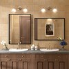 Apmir High-Strength Tempered Glass and Aluminum Alloy Framed French Cleat Mounted Wall Decor Bathroom Vanity Mirror with 5-Year Warranty - 3 of 4