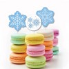Big Dot of Happiness Blue Snowflakes - DIY Shaped Winter Holiday Party Cut-Outs - 24 Count - 3 of 4