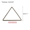 Unique Bargains Triangle Hollow Open Bezel Linking Ring for Jewelry Making 20 Pcs - 2 of 4