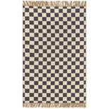 nuLOOM Connie Checkered Wool/Jute Tasseled Area Rug