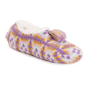 Muk Luks Women's Cozy Ballerina Slipper with shearling Lining - 1 of 4