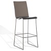 Bryant Acrylic Barstool - SFV2564 - Smoke Grey/Gunmetal - Safavieh Couture - 4 of 4