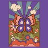 Juniors Womens Lost Gods Retro Butterfly Tarot T-Shirt - 2 of 4