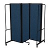 Hampden Furnishings Otis Collection Portable 3 Panel Room Divider - 3 of 4