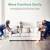 Unique Bargains Round Self-Adhesive EVA Foam Furniture Sliders Floor Protectors Black - 4 of 4